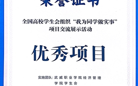 喜讯：经济管理学院学生会荣获全国高校学生会组织“我为同学做实事”“优秀项目”以及“最受同学欢迎”奖